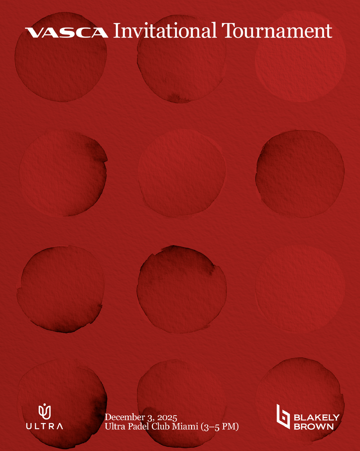 Vasca 2025 Invitational Poster