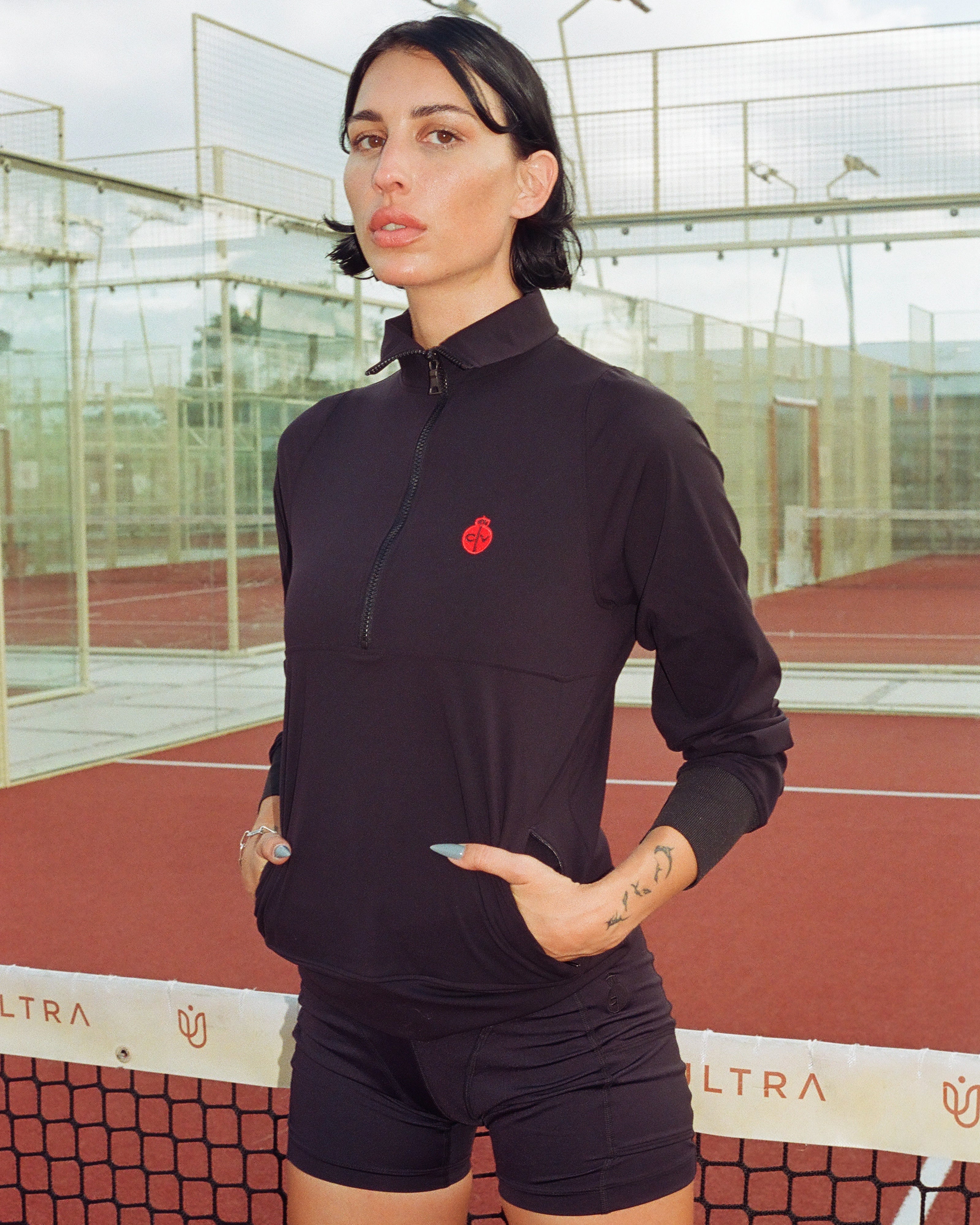 Club Zip Jacket Black